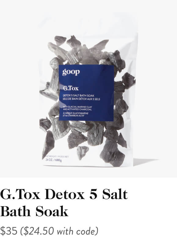 G.Tox Detox 5 Salt Bath Soak