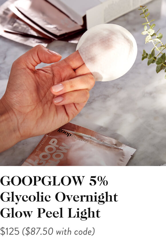 GOOPGLOW 5% Glycolic Overnight Glow Peel Light