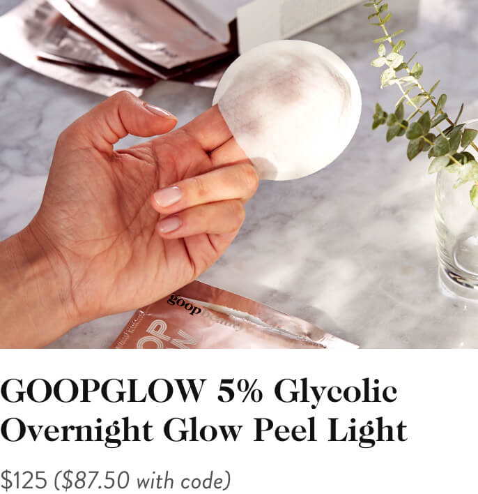 GOOPGLOW 5% Glycolic Overnight Glow Peel Light