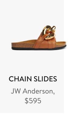 Chain Slides JW Anderson, $595