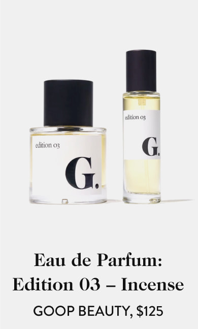 Eau de Parfum: Edition 03 – Incense goop Beauty, $125