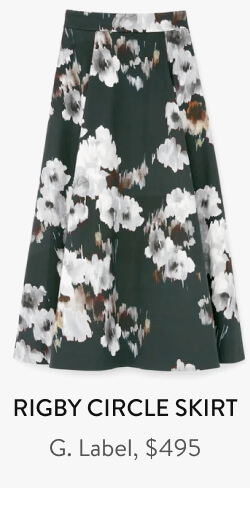 Rigby Circle Skirt G. Label, $495