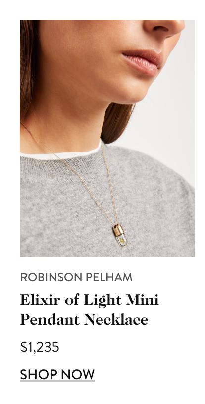 Robinson Pelham Elixir of Light Mini Pendant Necklace $1,235 shop now