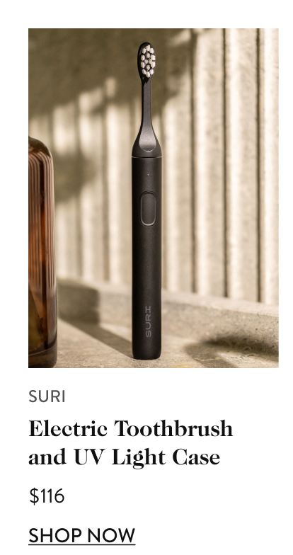 Suri Electric Toothbrush and UV Light Case $116 shop now