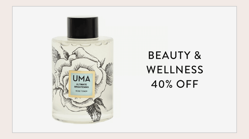 beauty & wellness 40%