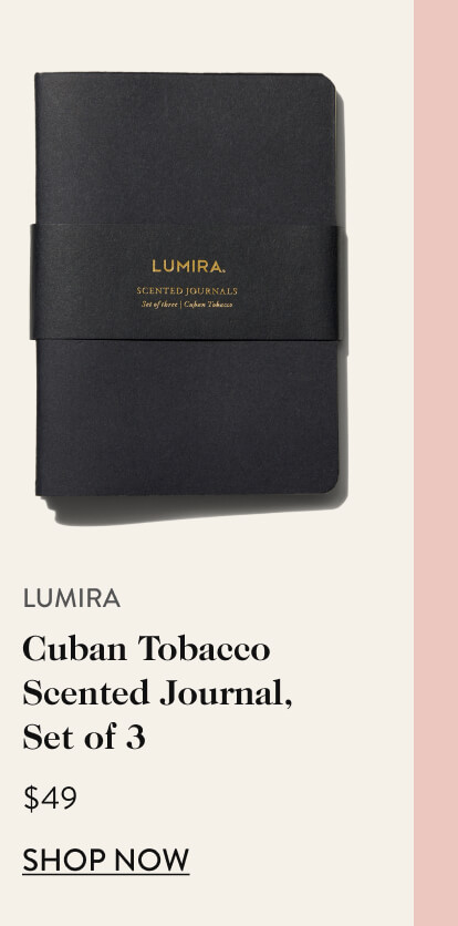 Cuban Tobacco Scented Journal,  Set of 3