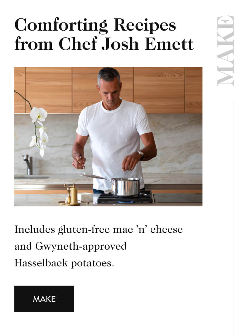 Comforting Recipes from Chef Josh Emett