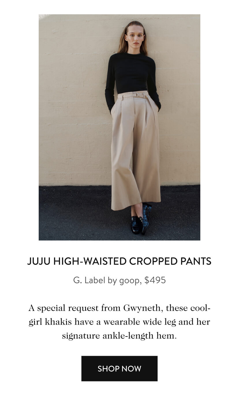 Juju High-Waisted Cropped Pants