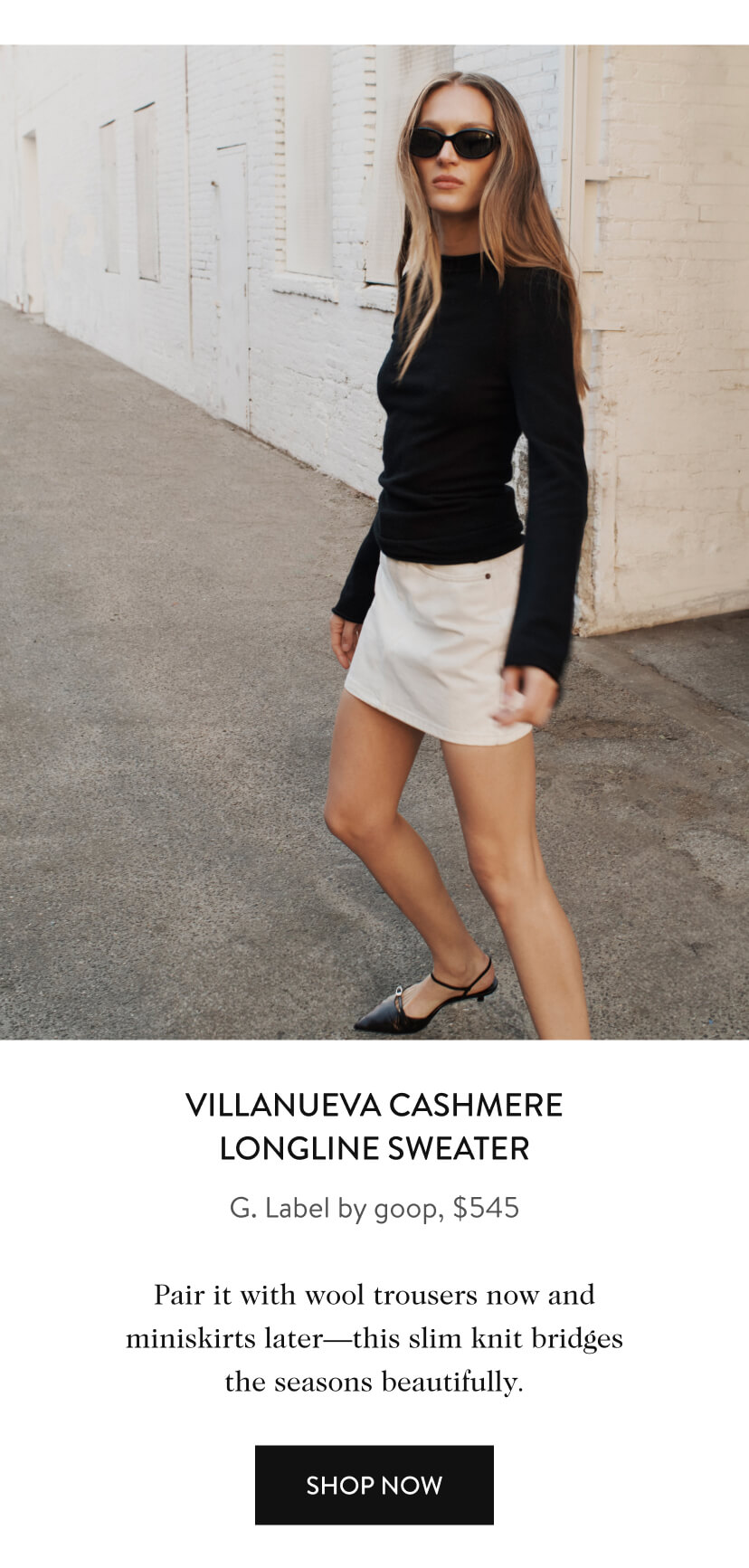 Villanueva Cashmere Longline Sweater