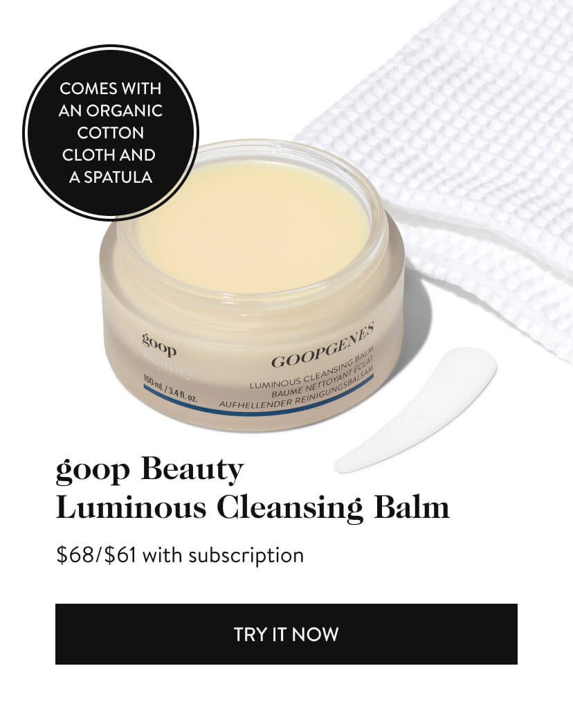 goop Beauty Luminous Cleansing Balm