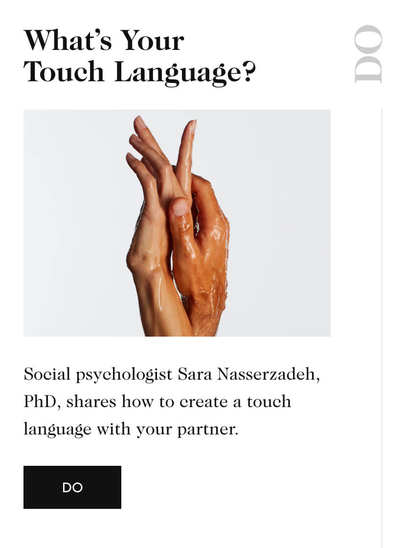 What's Your Touch Language?