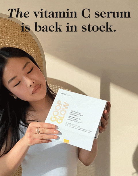 The vitamin C serum is back in stock.