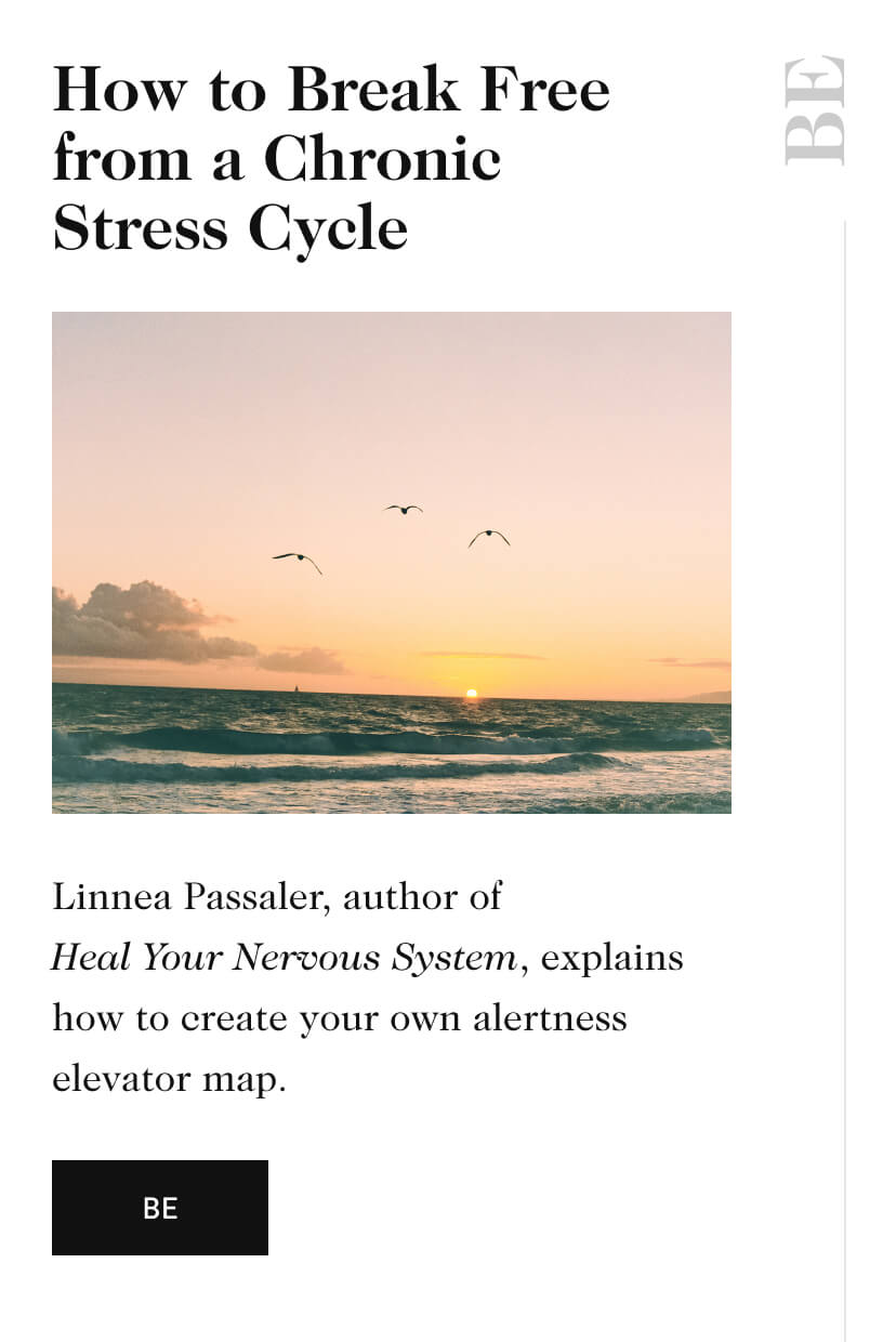 How to Break Free from a Chronic Stress Cycle