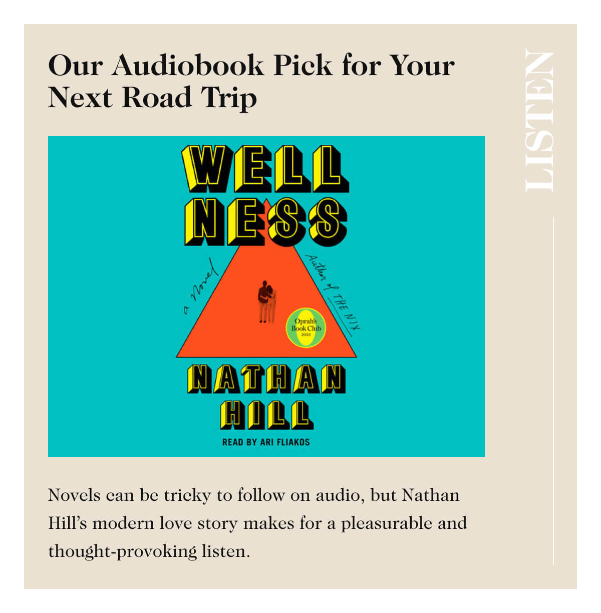 Our Audiobook Pick for Your Next Road Trip