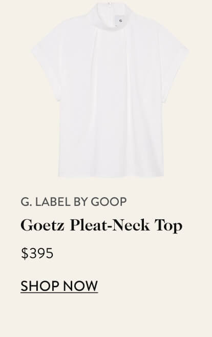 Goetz Pleat-Neck Top