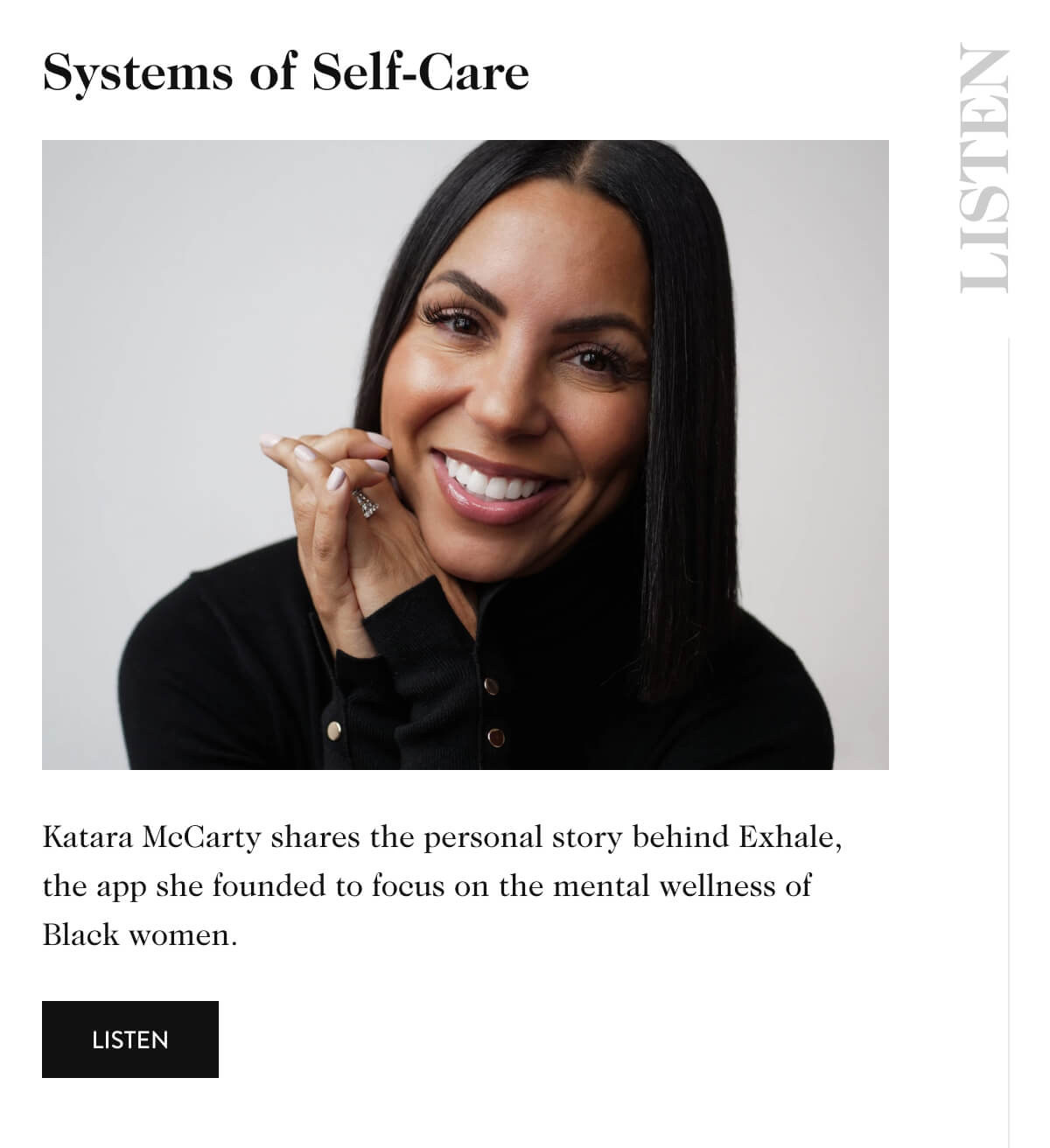 Systems of Self-Care