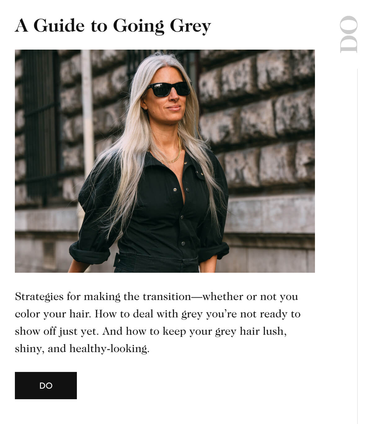 Hair Experts on How to Go Grey