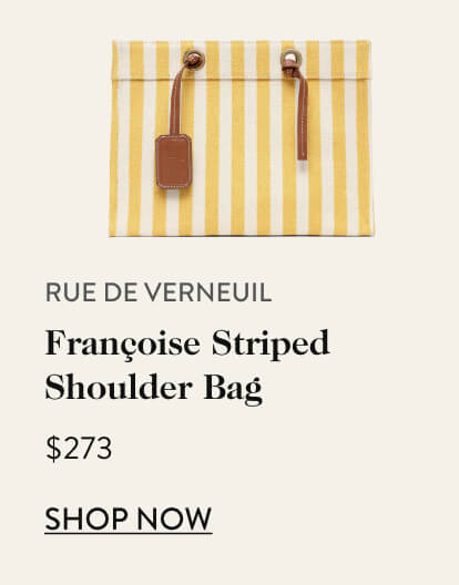 Francoise Striped Shoulder Bag