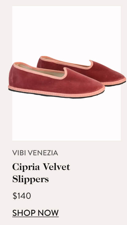 Cipria Velvet Slippers