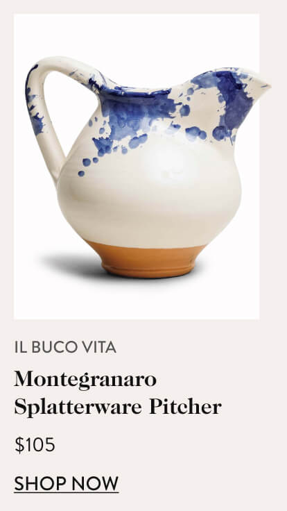 Montegranaro Splatterware Pitcher