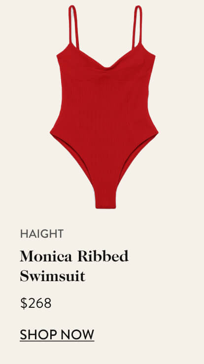 Monica Ribbed Swimsuit