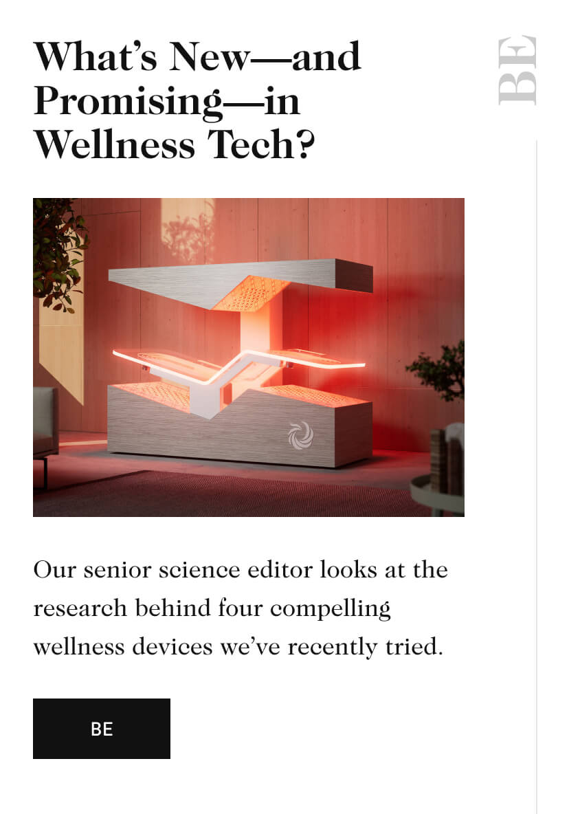 What's New-and Promising-in Wellness Tech?