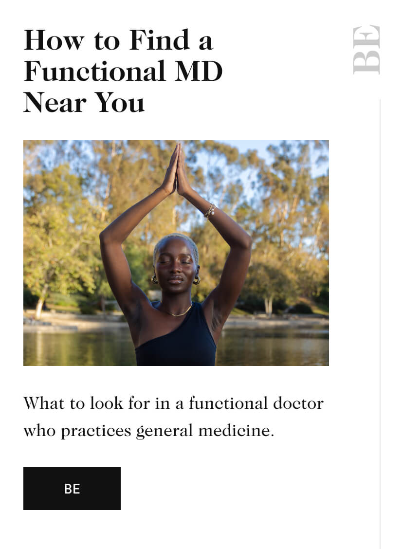 How to Find a Functional MD Near You