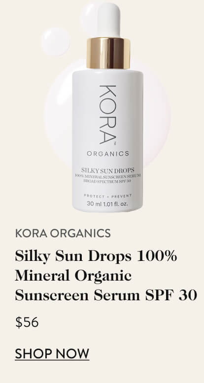 Silky Sun Drops 100% Mineral Organic Sunscreen Serum SPF 30