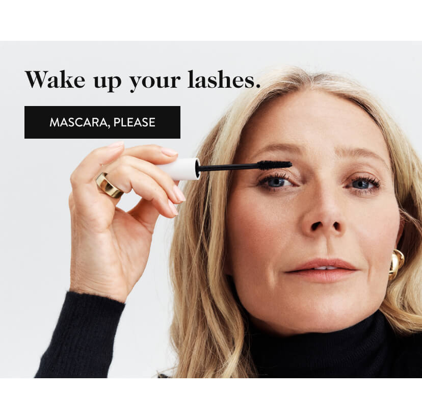 Wake up your lashes. Mascara, Please.