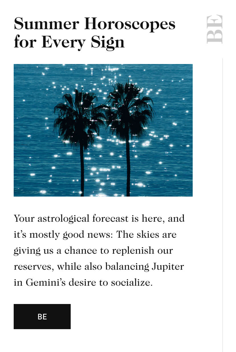 Summer Horoscopes for Every Sign