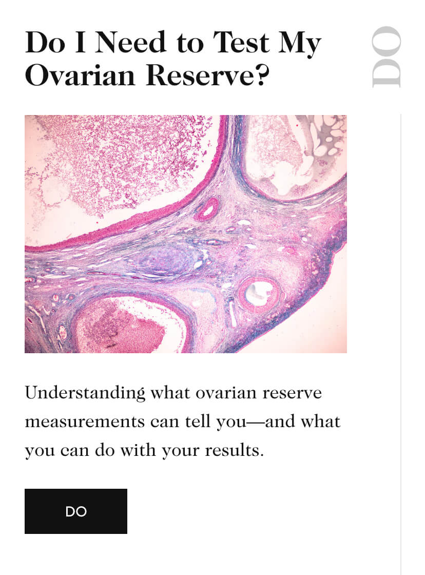 Do I Need to Test My Ovarian Reserve?