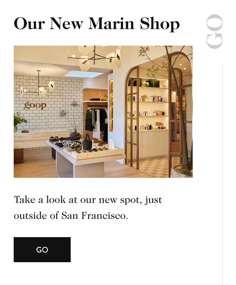 Our New Marin Shop