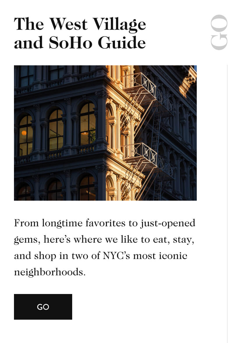 The West Village and SoHo Guide