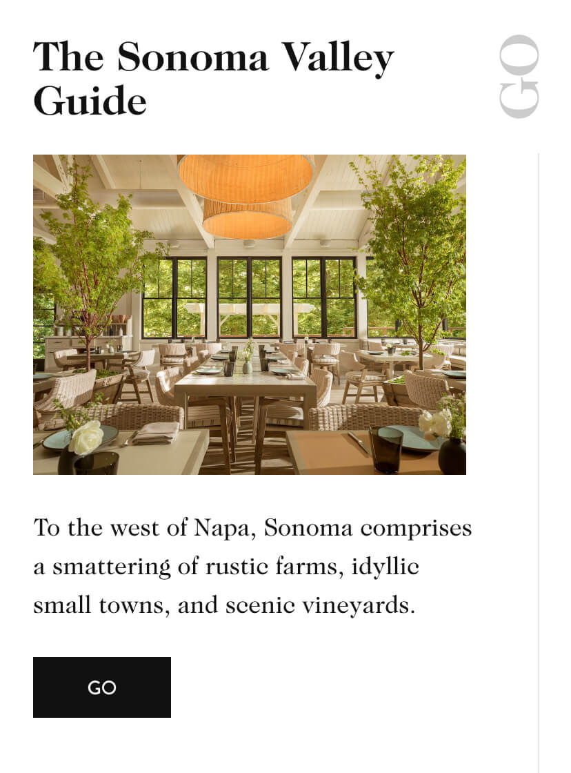 The Sonoma Valley Guide