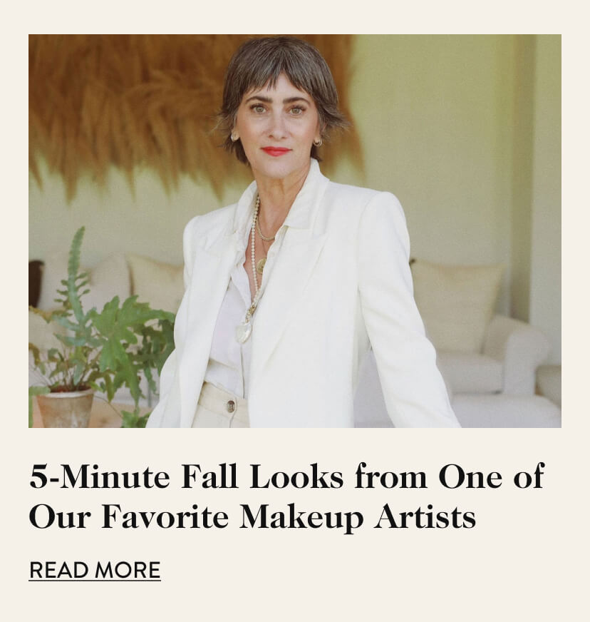 5-Minute Fall Looks from One of Our Favorite Makeup Artists