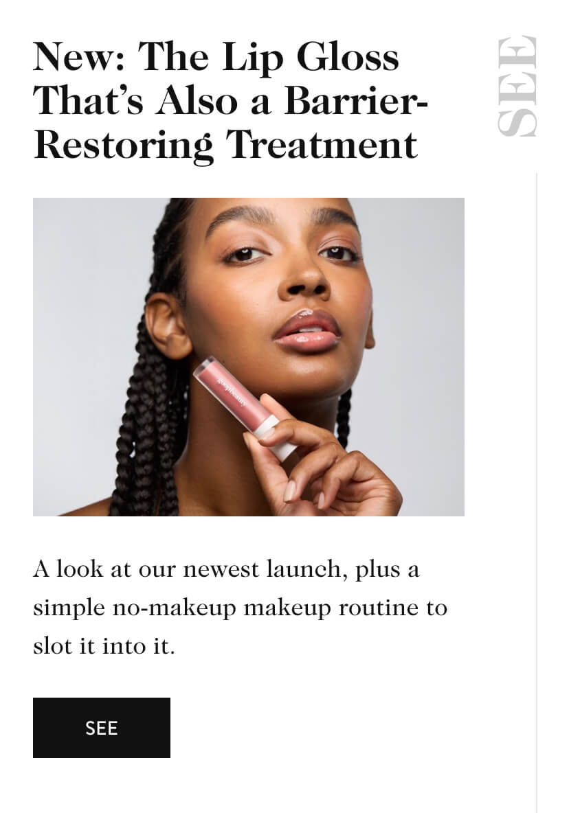 New: The Lip Gloss That’s Also a Barrier-Restoring Treatment