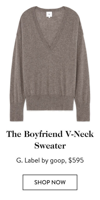 The Boyfriend V-Neck Sweater