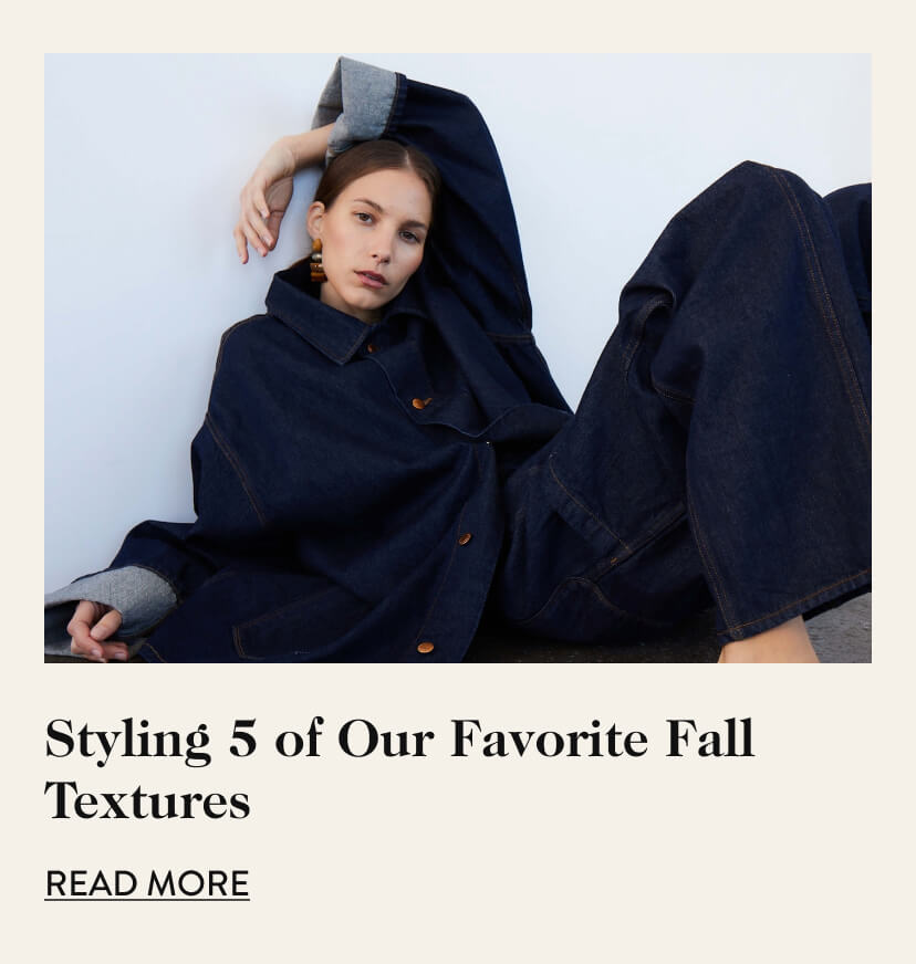 Styling 5 of Our Favorite Fall Textures