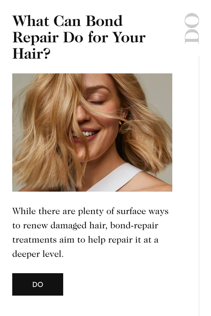 What Can Bond Repair Do for Your Hair?