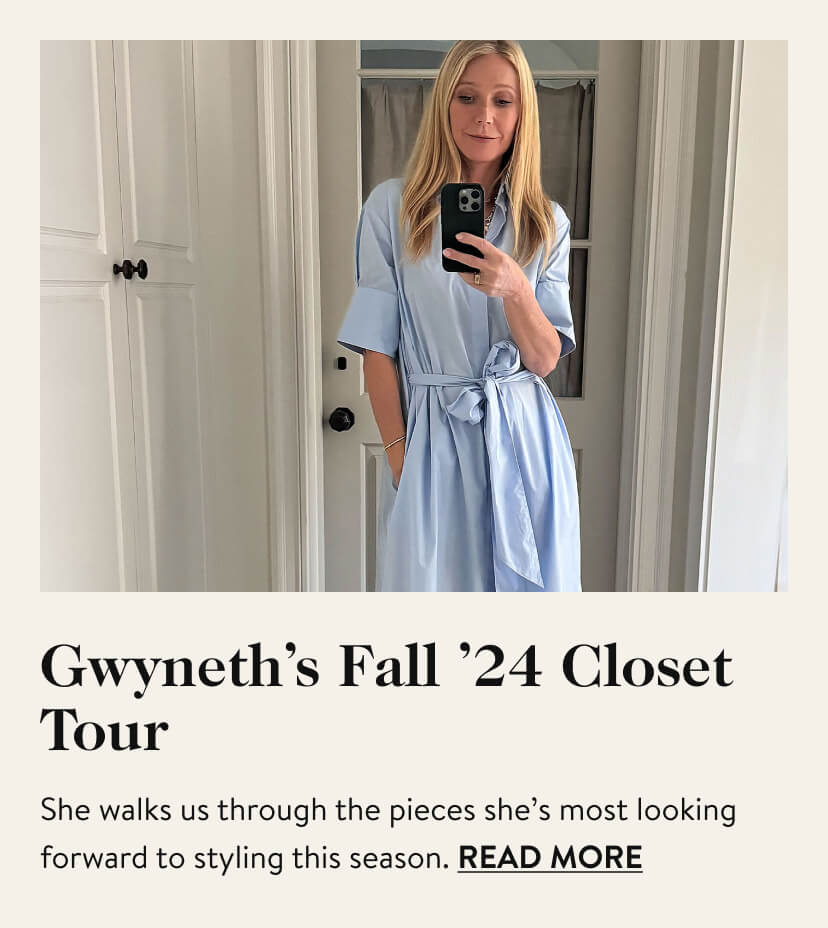 Gwyneth's Fall '24 Closet Tour