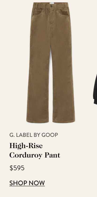 High-Rise Corduroy Pant