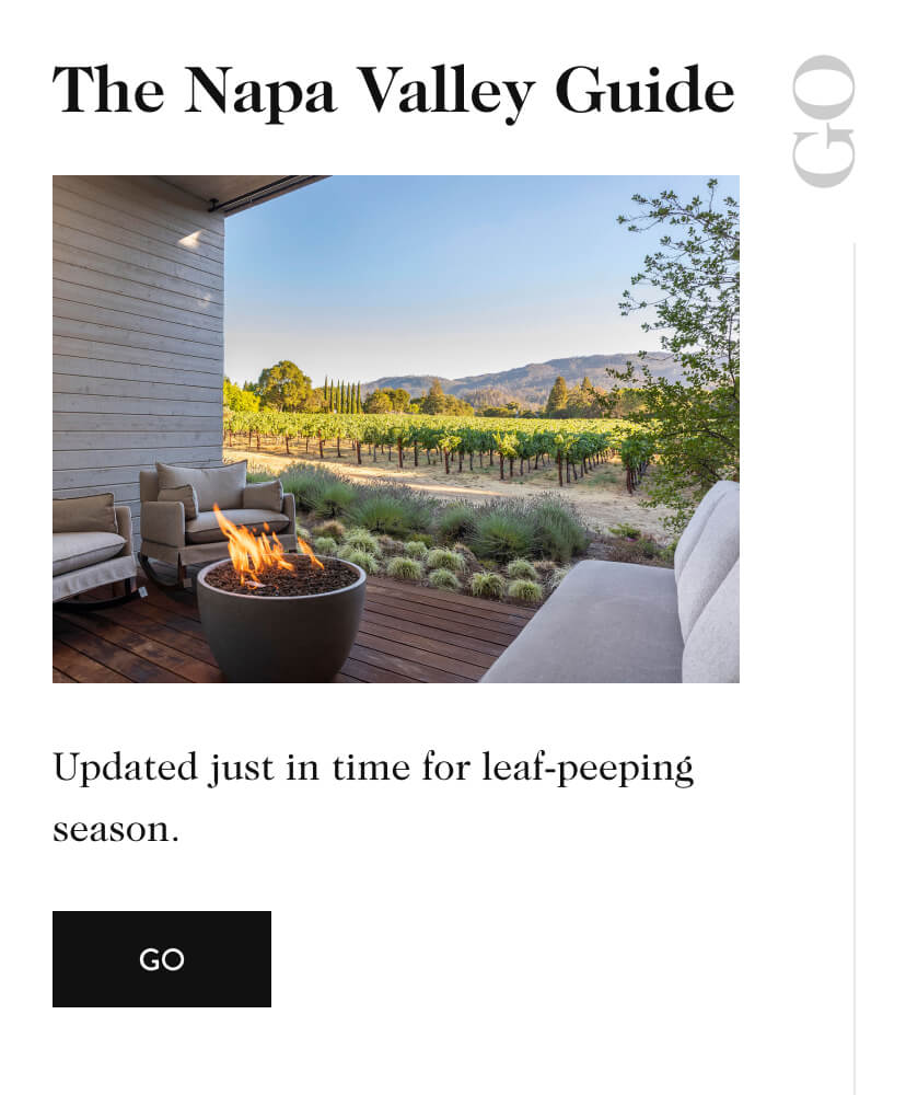 The Napa Valley Guide