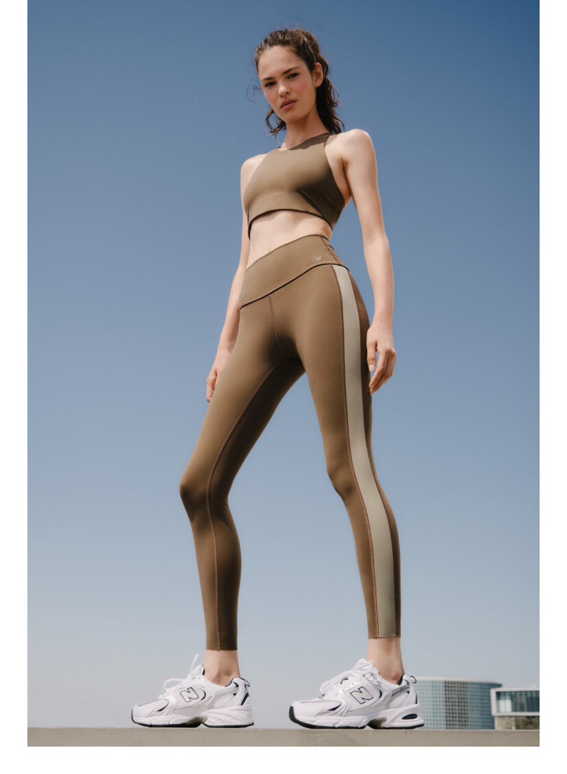 Colorblock High Rise Leggings