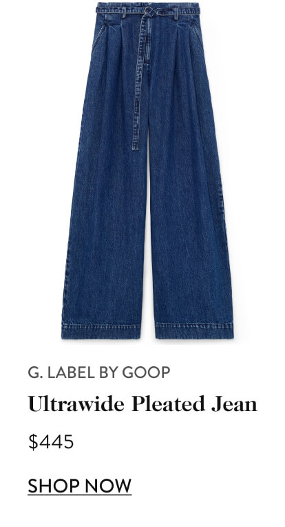 Ultrawide Pleated Jean