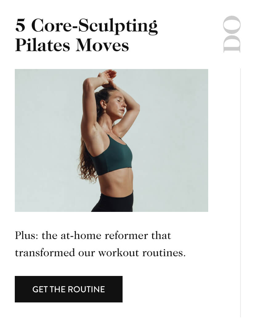 5 Core-Sculpting Pilates Moves