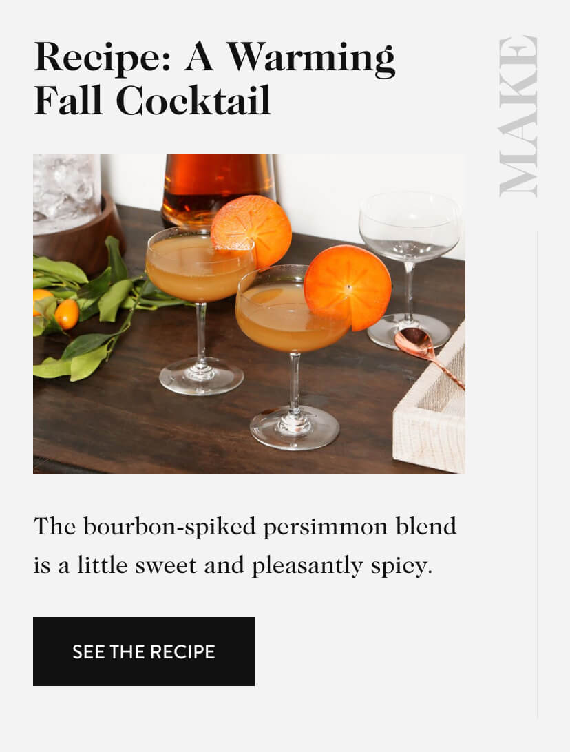 Recipe: A Warming Fall Cocktail