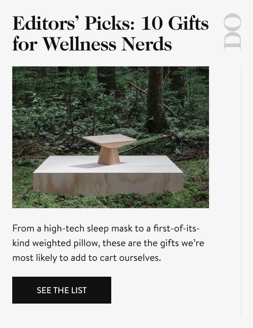 Editors’ Picks: 10 Gifts for Wellness Nerds