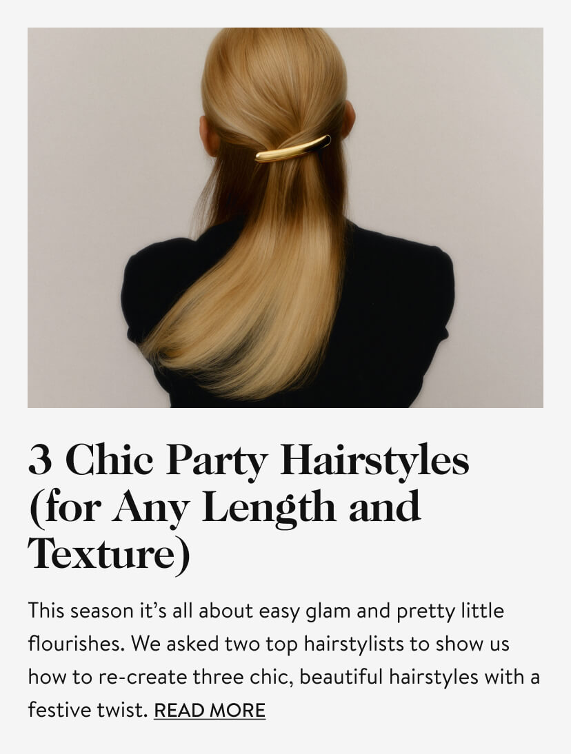 3 Chic Party Hairstyles (for Any Length and Texture)