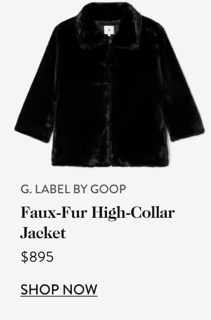 Faux-Fur High-Collar Jacket