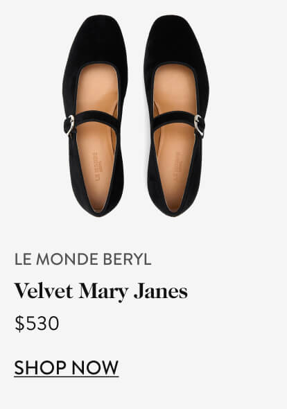 Velvet Mary Janes